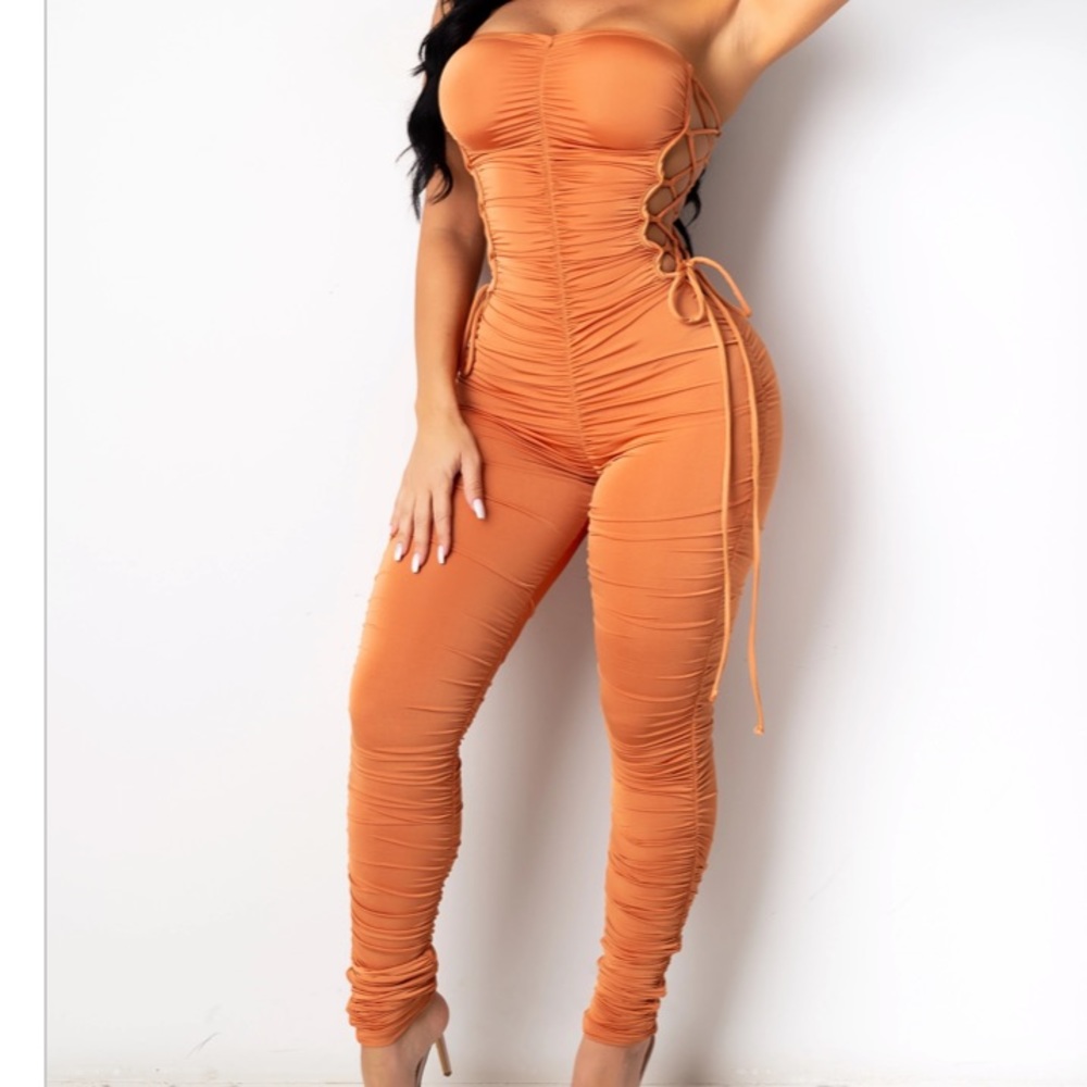 Burnt Orange Jumpsuit